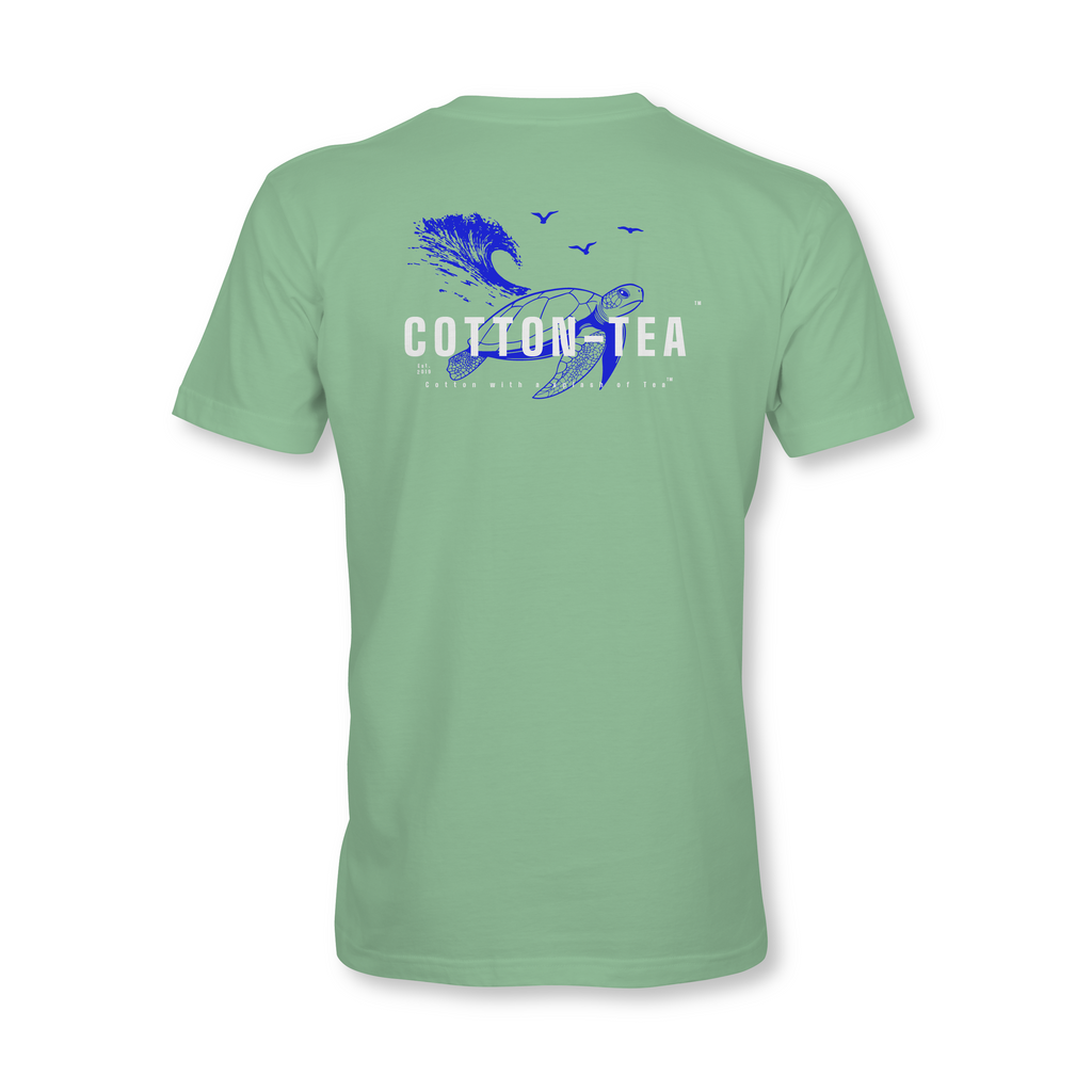 Southern Tide Florida Gators Fishing Flag T-Shirt Blue (Size L) 100% Cotton